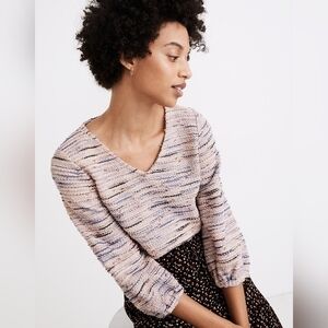 𝅺madewell Women's Jacquard Rainbow Top - Size (S) - Excellent Condition